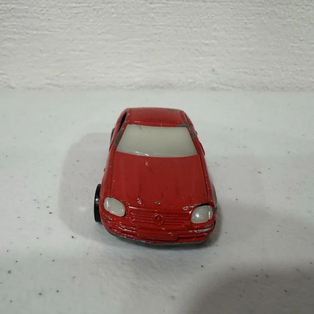 Vintage Hot Wheels 1997 Mercedes-Benz SLK Red Diecast Car Collectible Toy